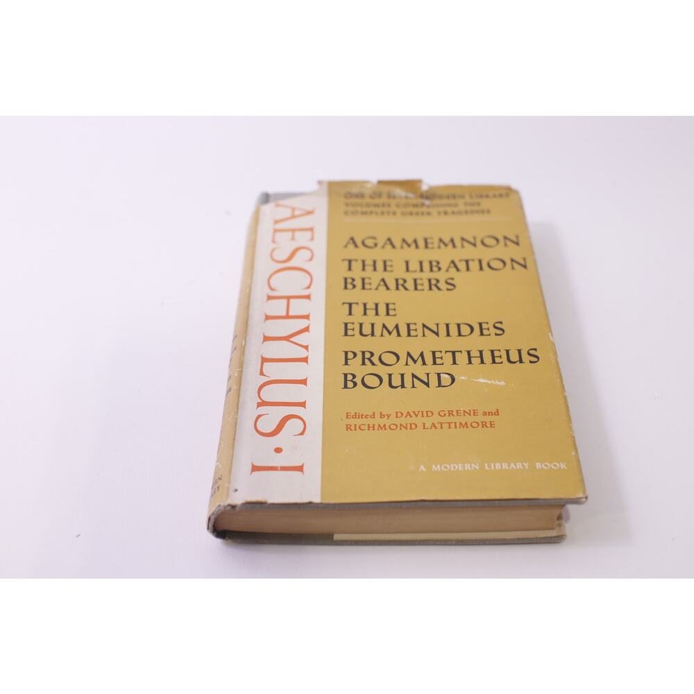 Complete Greek Tragedies, Volume 1, Modern Library, FLAWED ~ 251222-WH 871